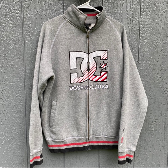 DC Tops - DC Shoe Co USA Zip Up Sweatshirt XL